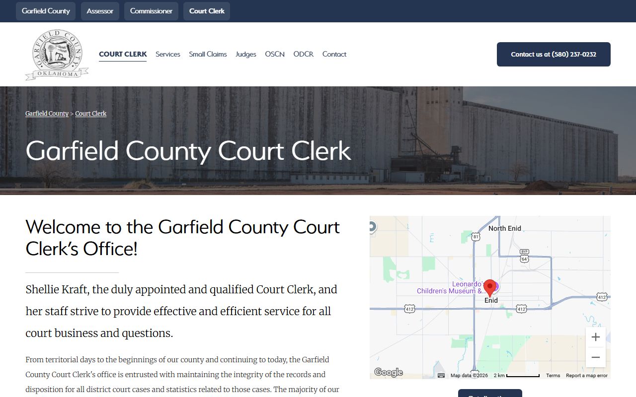 Garfield County felony records court clerk