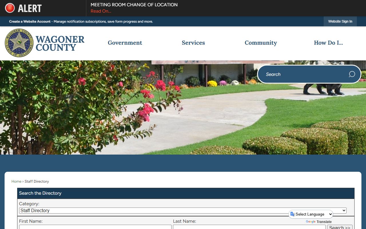 Wagoner County directory for felony records contacts