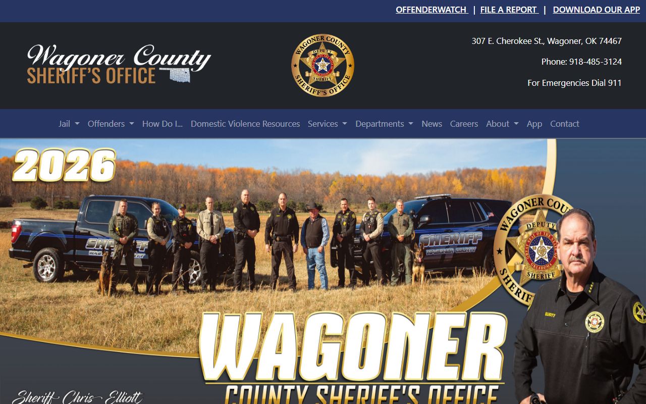 Wagoner County Sheriff Office felony records